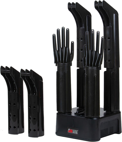 JobSite Boots Dryer & Glove Dryer - Mighty Dry Boot Dryer with Heat Blower Fan & Glove Attachments - Fast Glove & Shoe Dryer - Helps Reduce Odor