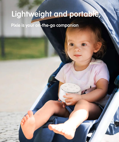 FamiSym Rechargeable White Noise Sound Machine Baby with Night Light