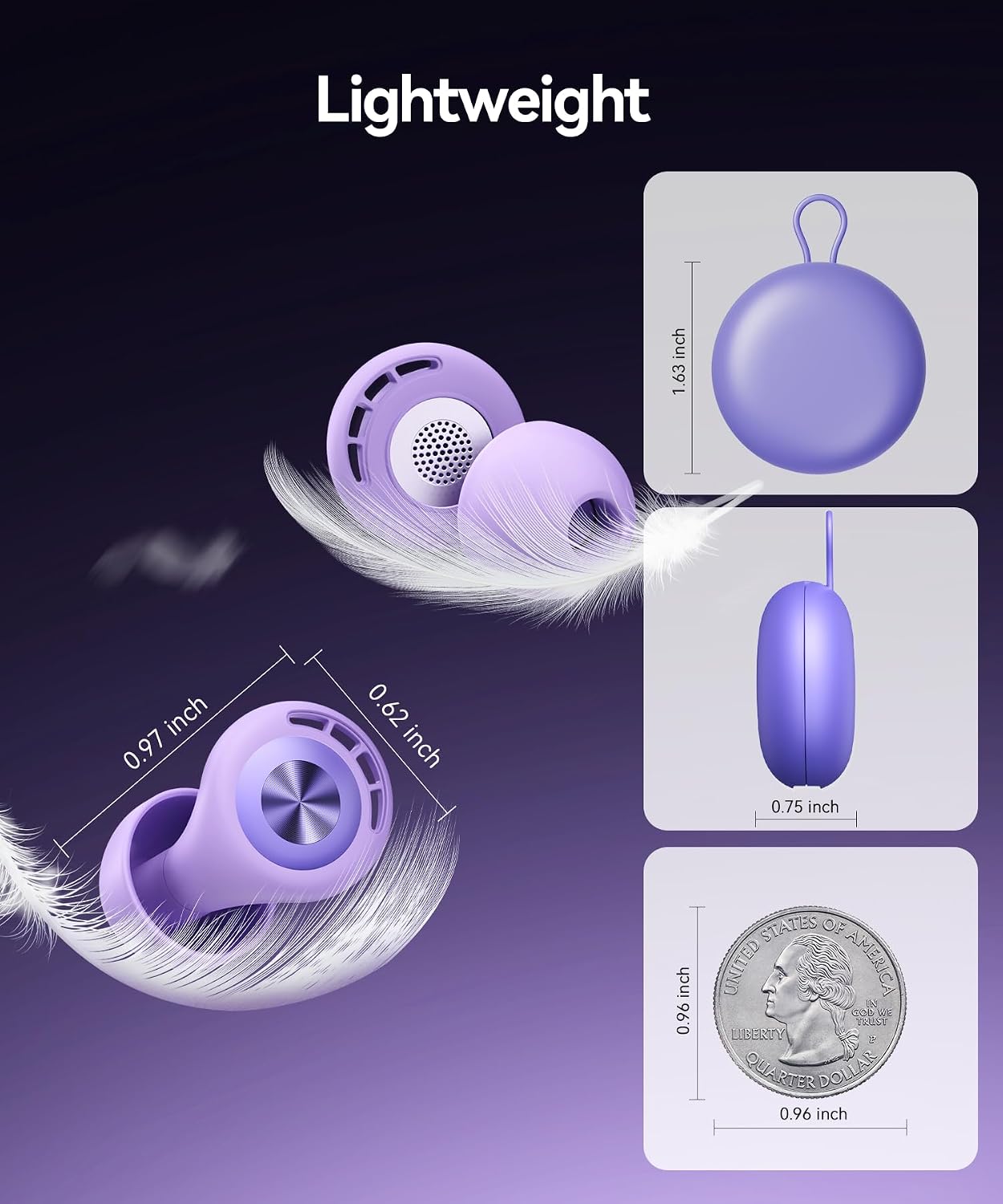 Ear Plugs for Sleeping 50dB Earplugs Noise Cancelling Ear Plugs for Noise Reduction Concerts Soft Reusable Silicone Earplugs for Snoring Side Sleepers Shooting Airplanes with 7 Eartips Case