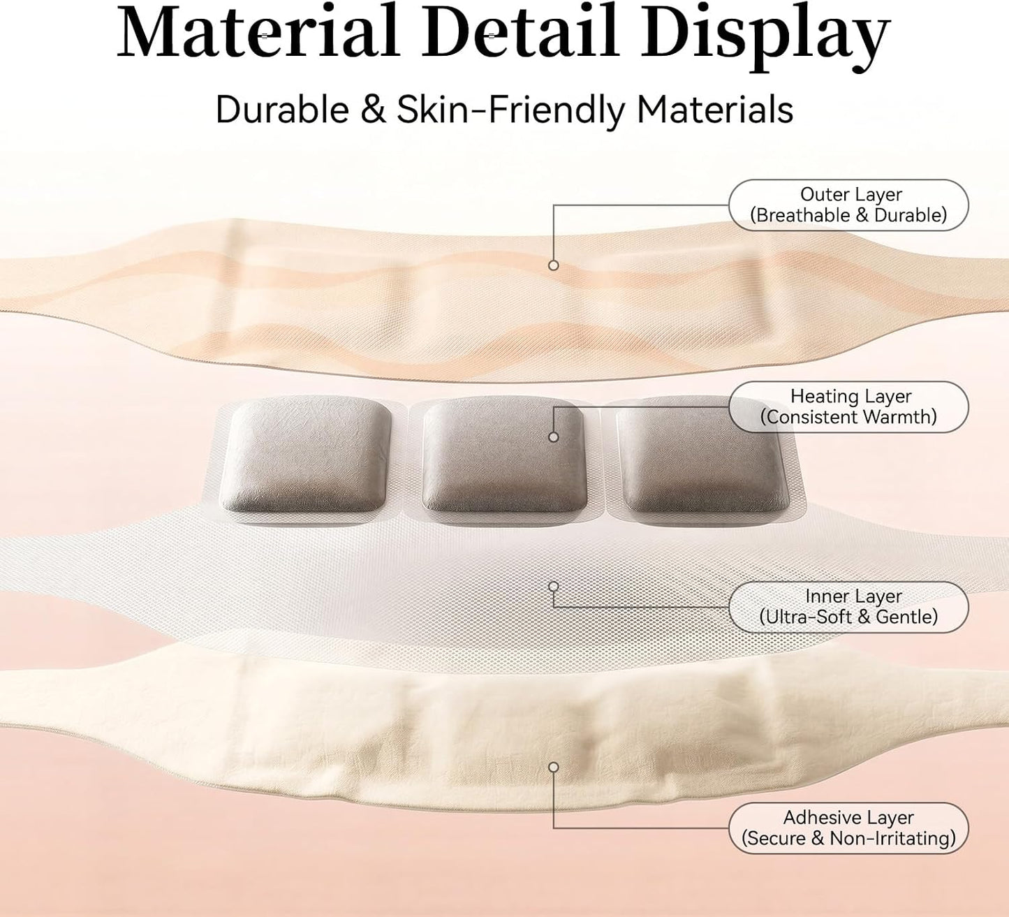 Disposable Self-Heating Steam Neck Pad, Portable Heating Wrap for Neck Comfort & Muscle Relaxation, Unisex for Home, Office & Outdoor Use, 7 Pack