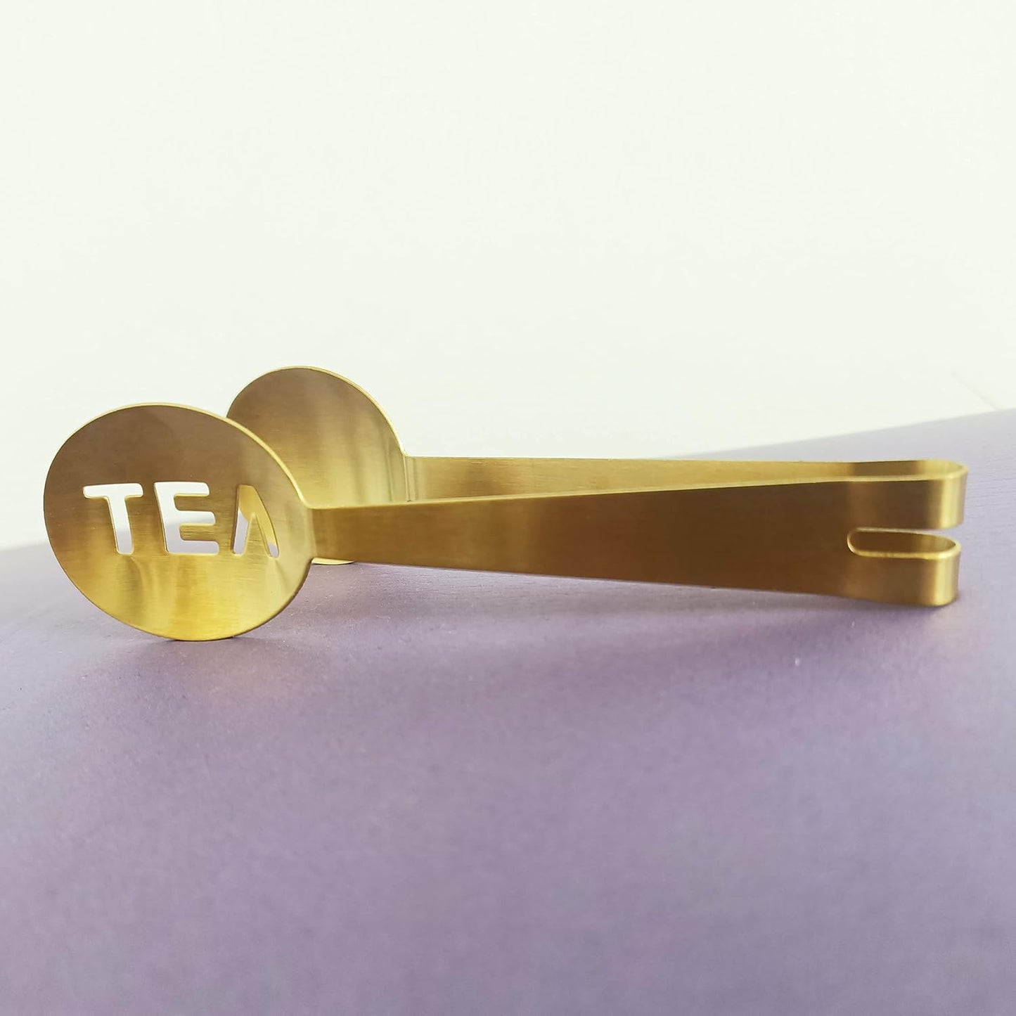 Tea Bag Squeezer (4 Pack), Stainless Steel Oval Tea Bag Squeezer Tongs, Tea Filter Coffee Bag Clamp Tea Strainer Grip Holder Lemon Slice Clip, Mini Ice Sugar Tongs Tea Bag Spoon