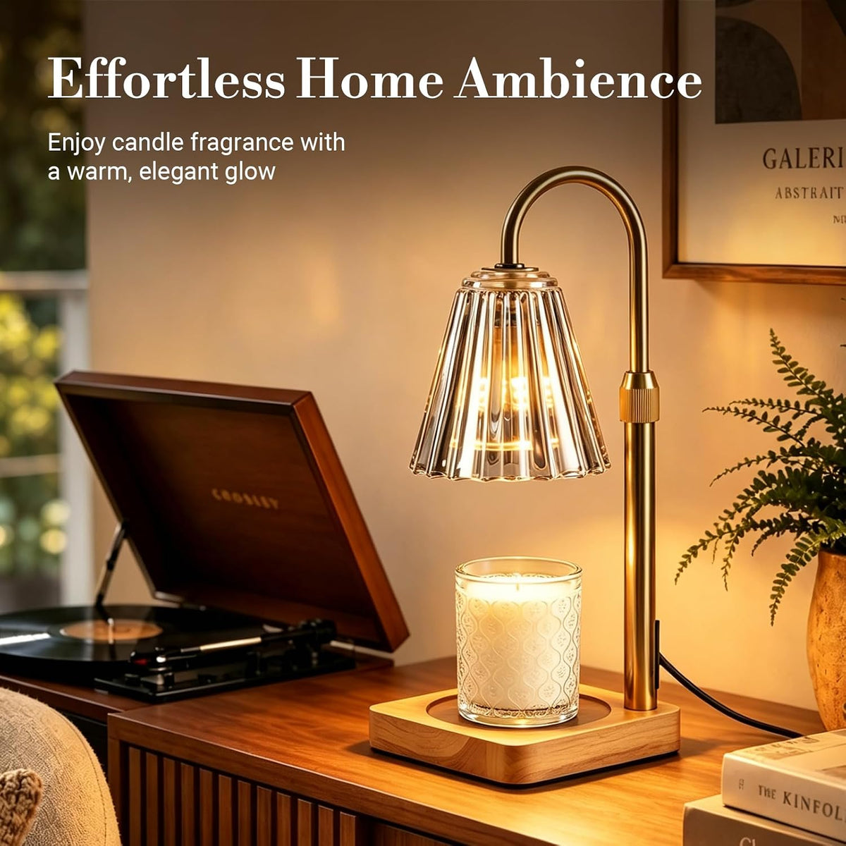 Marycele Candle Warmer Lamp with Timer, Vintage Home Decor, Gifts for Women