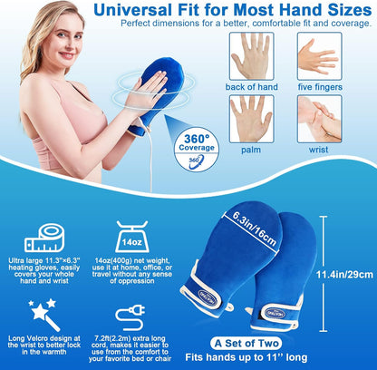 Cordless Foot Warmer with Heat and Massage - Rechargeable Heating Pad for Feet, 3 Temp & Vibration Levels, 60 Min Timer for Plantar Fasciitis, Ankle Pain, Cold Feet at Home, Office, Sleeping