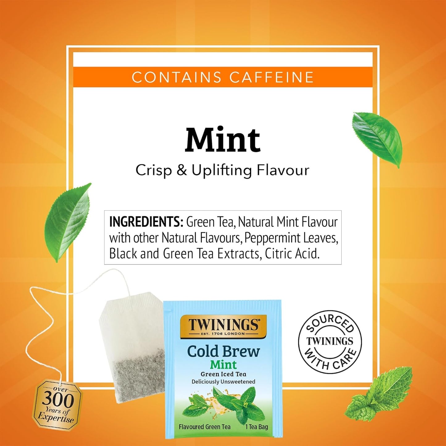 Twinings Strawberry & Raspberry Herbal Iced Tea, 72 Oversized Tea Bags, Makes 18 Pitchers or 144 Servings, Unsweetened, Naturally Caffeine-Free, 72 Count (Pack of 1)