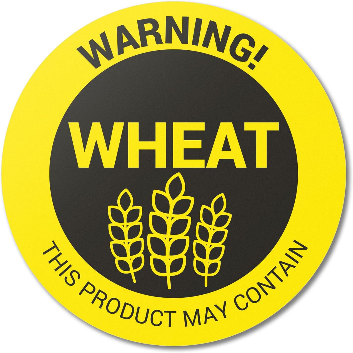Sesame Seeds Allergy Warning Stickers, 1.5 Inch Round, 300 Labels