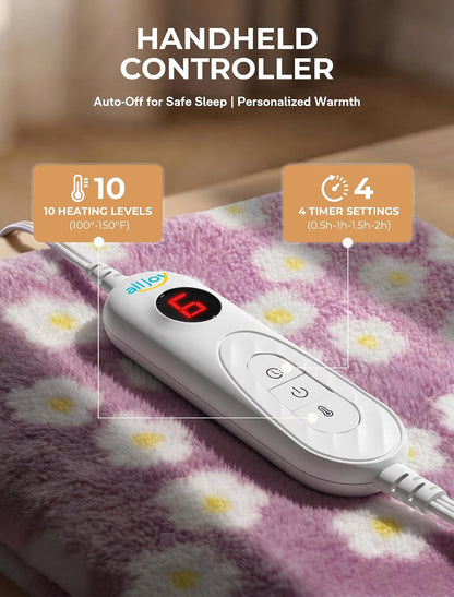 Heating Pad, ALLJOY Cute Heating Pad for Period Cramps & Back Pain, 24"X12"