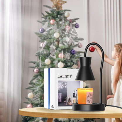 LALISU Candle Warmer Lamp with Timer Electric Candles Light Birthday Gifts