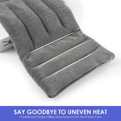 Microwave Heating Pad for Pain Relief, 8 x 18 Grey