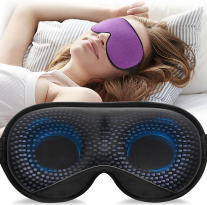YFONG Weighted Sleep Mask for Women Men, 3D Light Blocking Eye Mask, Black