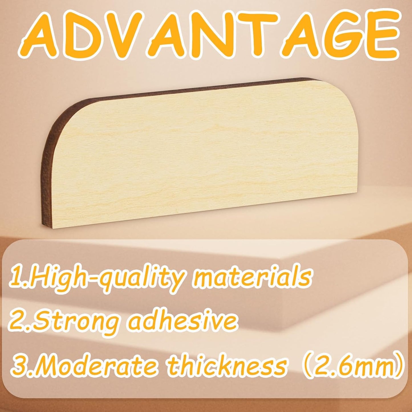 3.5 Inch Hinge Repair Wooden Plate Door Hole Cover Plate Wooden Hinge Filler Wood Repair Kit Kitchen Cabinet Hinges Cabinet Door Blanks with Double Sided Tapes for Kitchen Use(3 Pack)