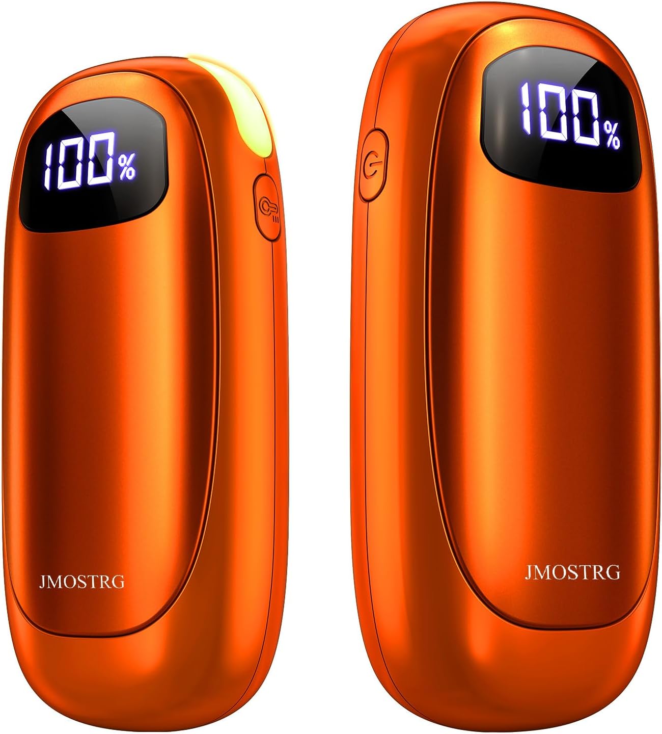 Hand Warmers Rechargeable, Electric Dual-Sided Heating with LED Display & Flashlight, Max 127℉, 13Hrs Long Lasting Pocket Heater for Raynauds, Golf, Hunting, Camping, Birthday Gifts for Men Women