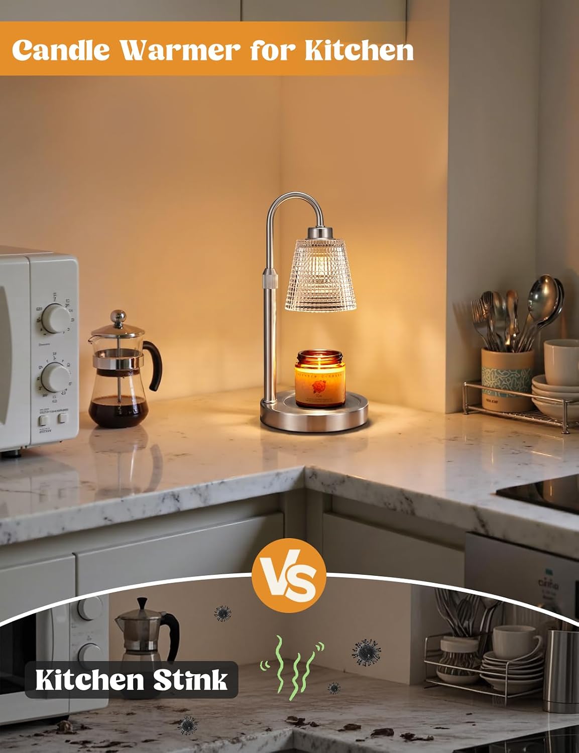 Candle Warmer Lamp with Timer Home Decor Birthday Gifts for Women