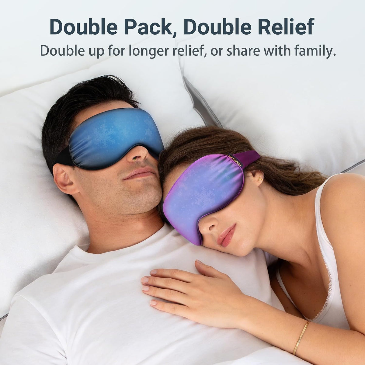 Cooling Eye Mask for Dark Circles Puffiness - Fsa Eligible Items Hsa, Cold Compress for Puffy Eyes Migraines Headache Sleeping After Surgery, Gentle Weighted Travel Essentials Gel Ice Pack (Black)