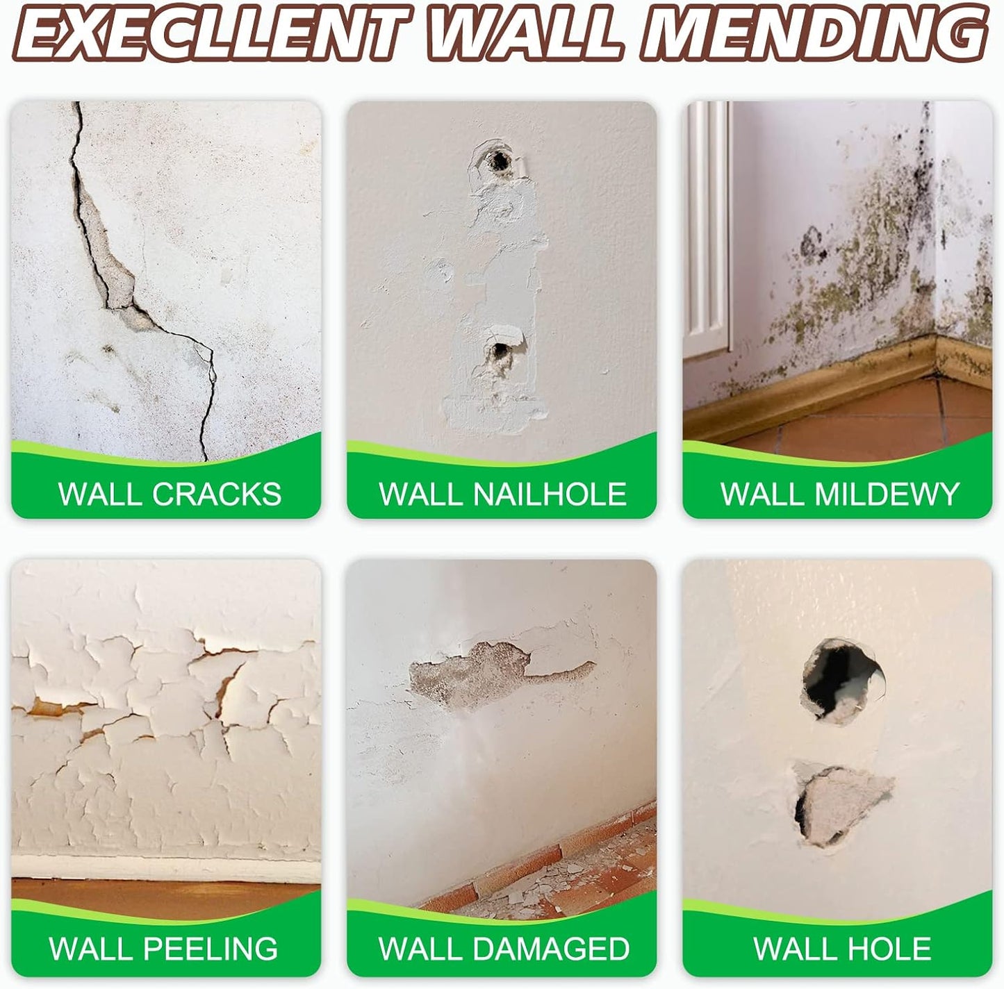Drywall Repair Kit 20 Pack Aluminum Wall Repair Patch Kit, 2/4/6/8 inch Fiber Mesh Over Galvanized Plate, Dry Wall Hole Repair Patch Metal Patch with Extended Self-Adhesive Mesh (20 Pcs)