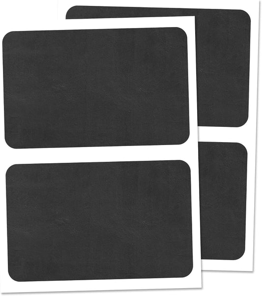50 Pack, Large Chalkboard Labels Stickers - Rectangle, 6" x 4"