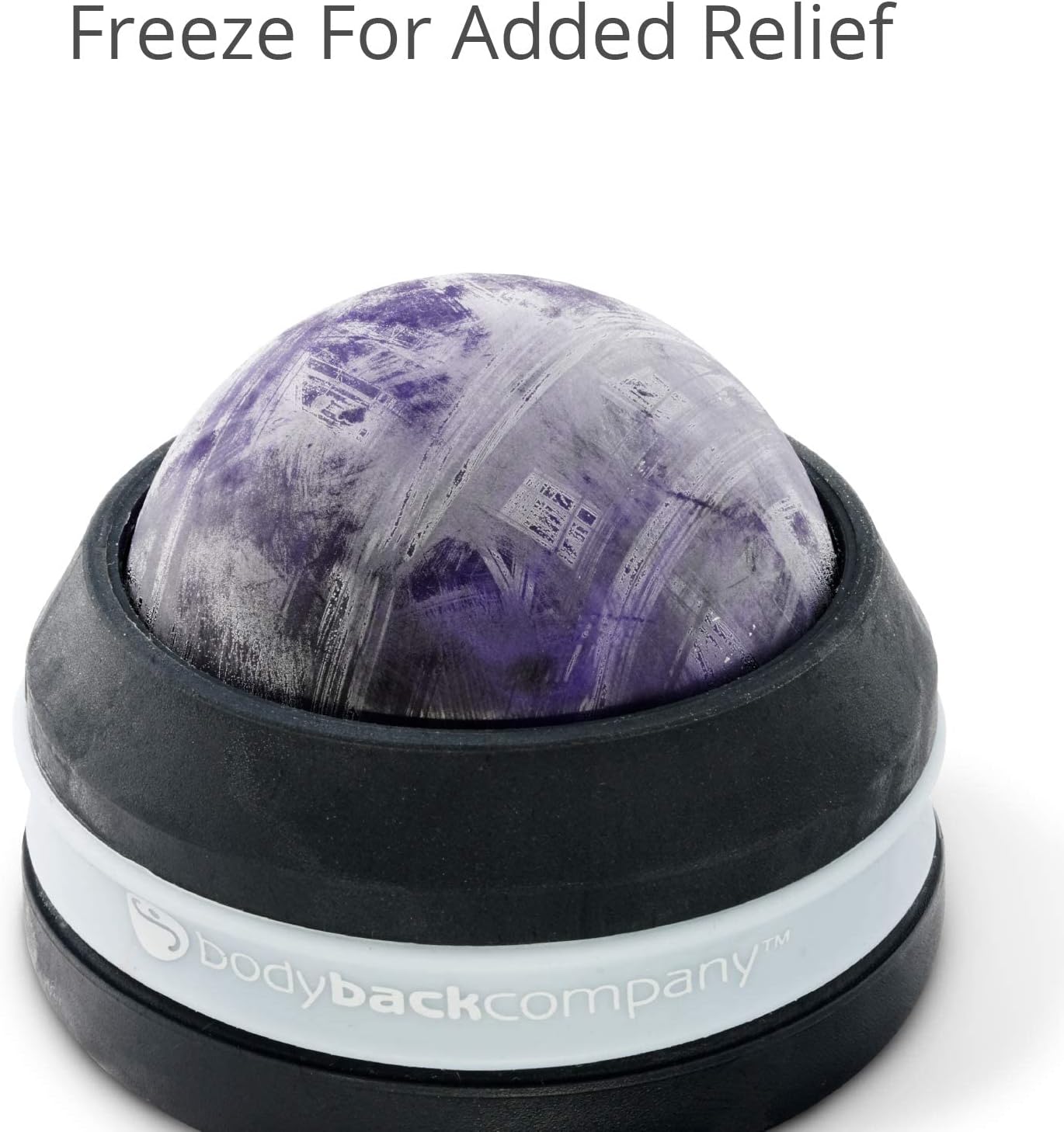 Body Back Massage Roller Ball - Body & Neck Massager for Muscle Recovery | FSA Eligible 360° Rolling Ball Massager For Sore Muscles, Handheld Massage Roller Ball For Full Body Tension Relief, Purple