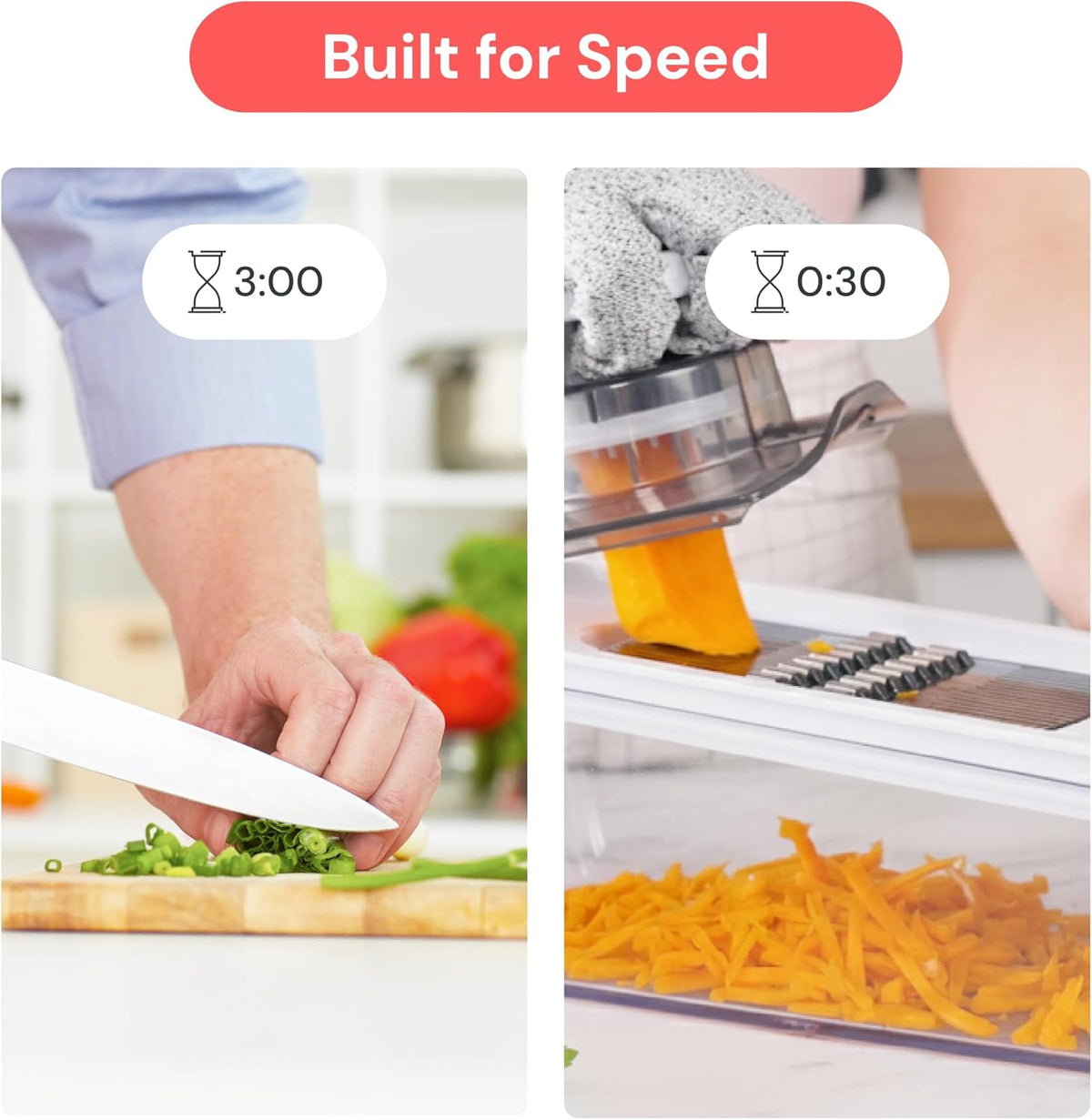 Fullstar Pro Mandoline Vegetable Slicer & Grater with Container