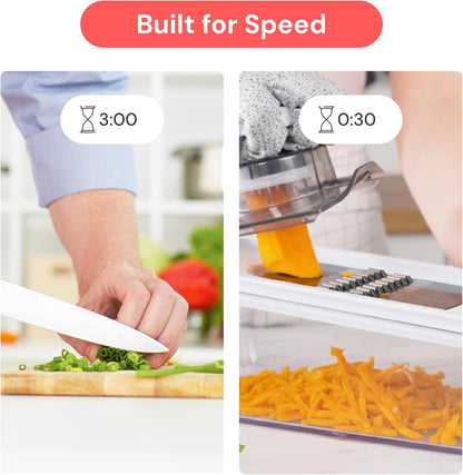 Fullstar Pro Mandoline Vegetable Slicer & Grater with Container