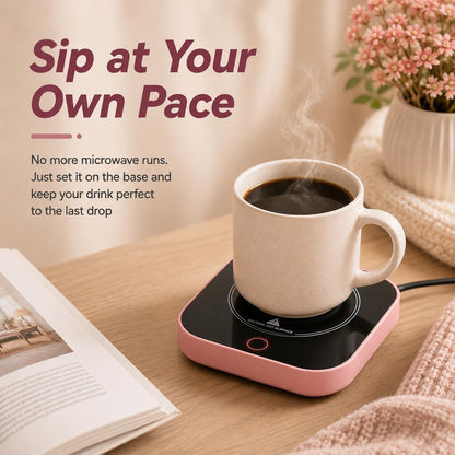 Coffee Cup Warmer, Auto Shut-Off Mug Warmer, 3 Temperature Setting
