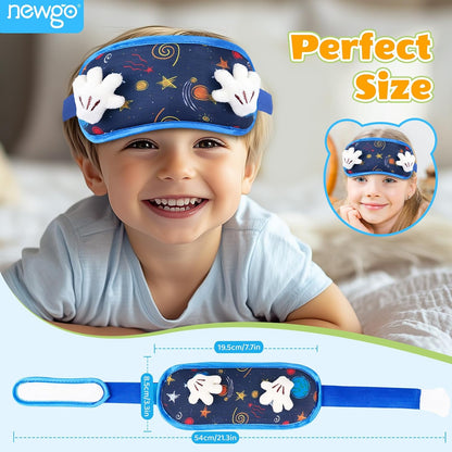 NEWGO Kids Head Ice Pack Wrap, Ice Pack for Toddler Fever & Boo Boos