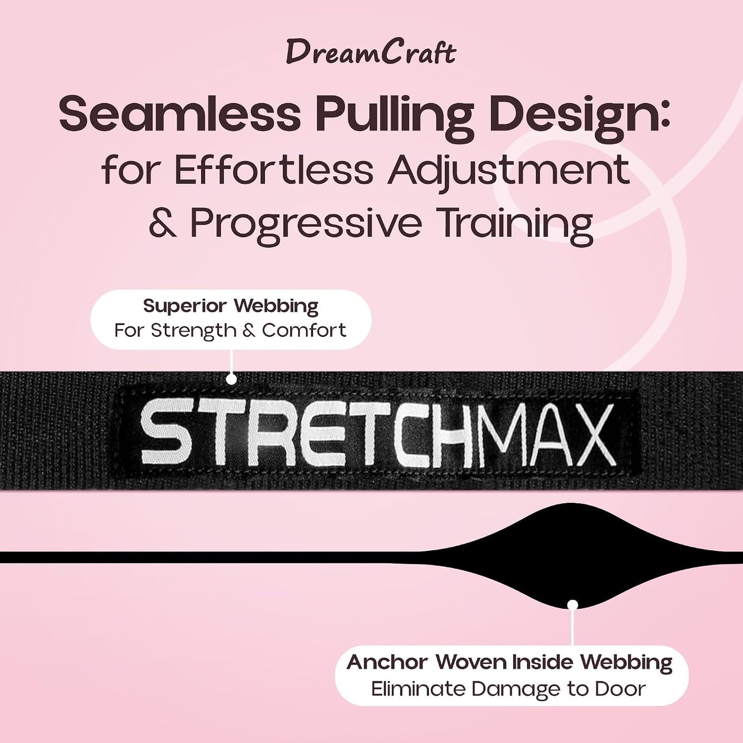 Leg Stretcher Strap - Stretch Bands for Exercise and Training, Stretching Bands for Flexibility Equipment, Gymnastics Stretching Strap, Flexibility Band and Exercise Stretch Bands for Flexibility