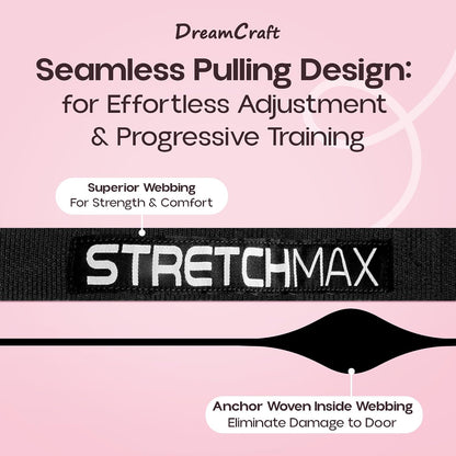 Leg Stretcher Strap - Stretch Bands for Exercise and Training, Stretching Bands for Flexibility Equipment, Gymnastics Stretching Strap, Flexibility Band and Exercise Stretch Bands for Flexibility