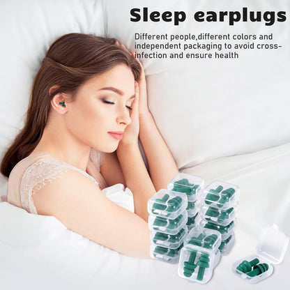Tondiamo 150 Pairs Ear Plugs Bulk Individually Wrapped Earplug, Multicolor