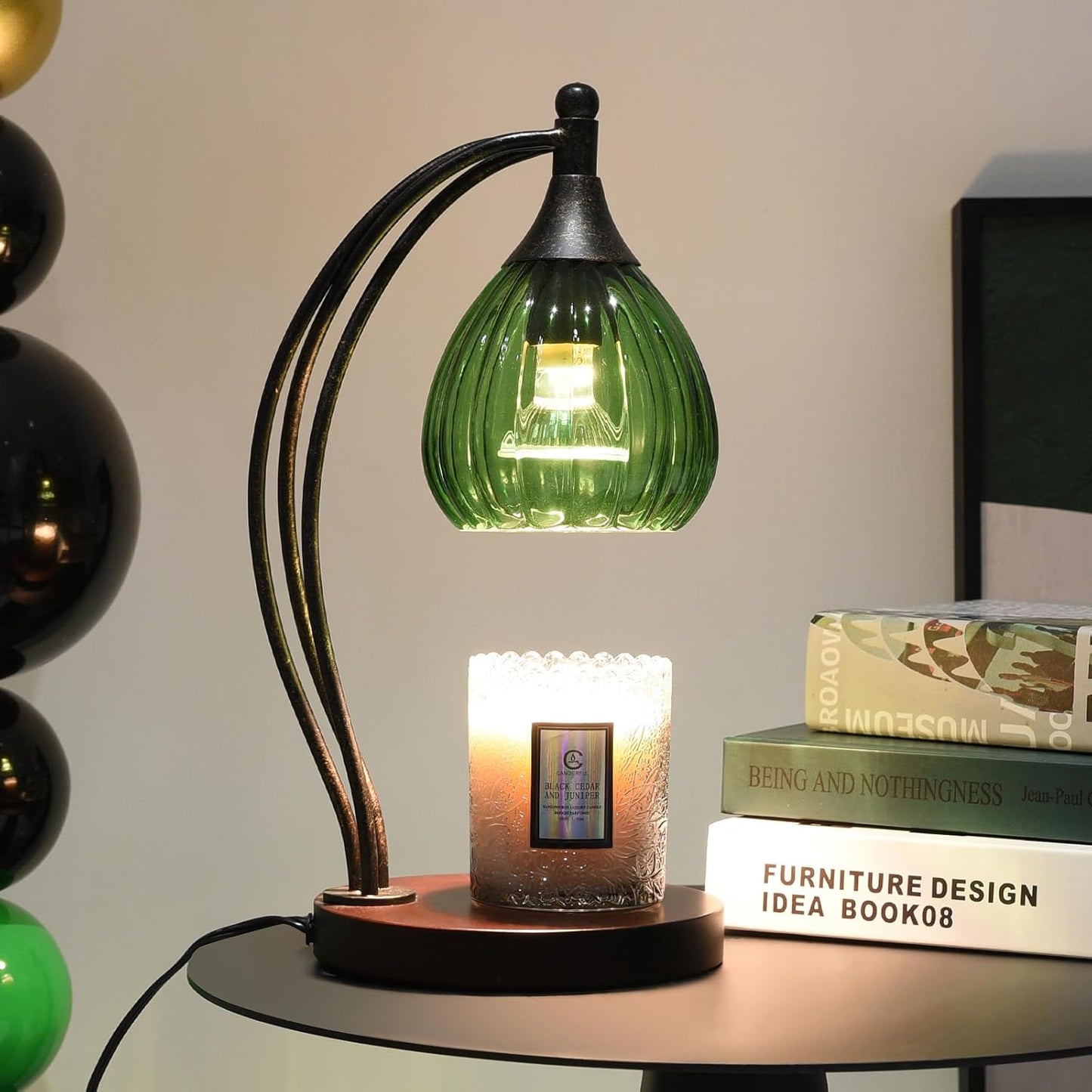 Candle Warmer Lamp with Timer and Dimmer - Electric Melter for Scented Jar Candles - Housewarming, New Home Decor