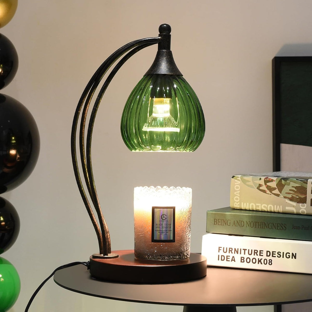 Candle Warmer Lamp with Timer and Dimmer - Electric Melter for Scented Jar Candles - Housewarming, New Home Decor