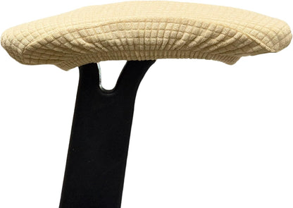 Melaluxe Office Chair Armrest Covers, Stretchable Removable Washable Chair Arm Covers, Elastic Desk Computer Gaming Chair Arm Rest Protector Slipcovers (Black)