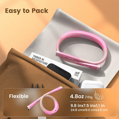 Glocusent Upgraded LED Neck Reading Light, Book Light for Reading in Bed