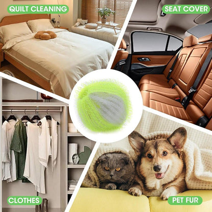 Hair Remover for Laundry Reusable Lint Catcher and Washing Machine Dryer Balls for Removing Dog and Cat Fur from Clothing