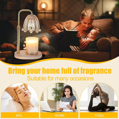 Candle Warmer Lamp with Timer,Birthday Gifts for Women