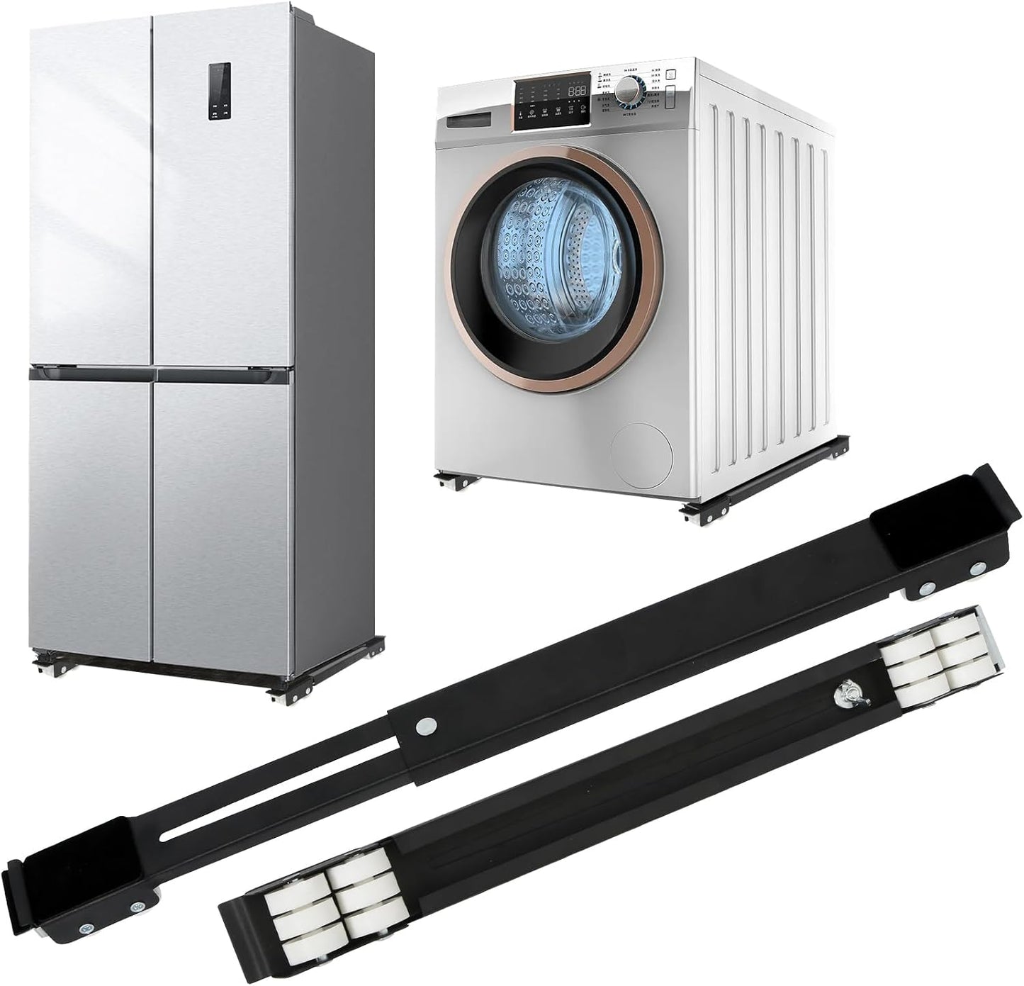 Lemtrflo Refrigerator Sliders, Appliance Rollers, Wheels for Cooler | Appliance Mover