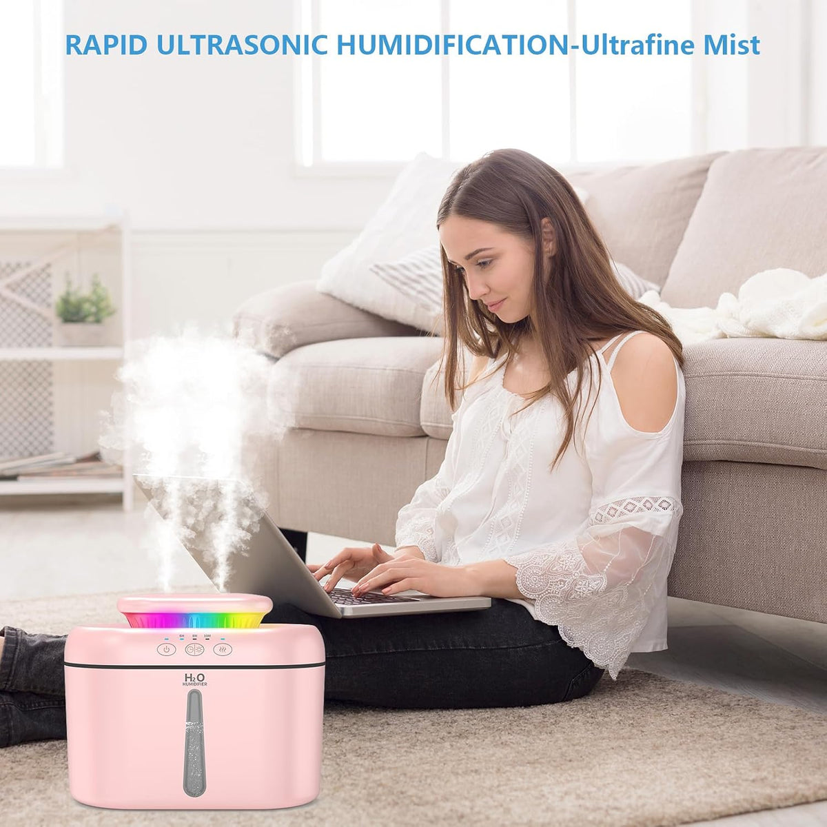 SZO Plant Humidifier Indoor, 2.5L Humidifiers for Bedroom
