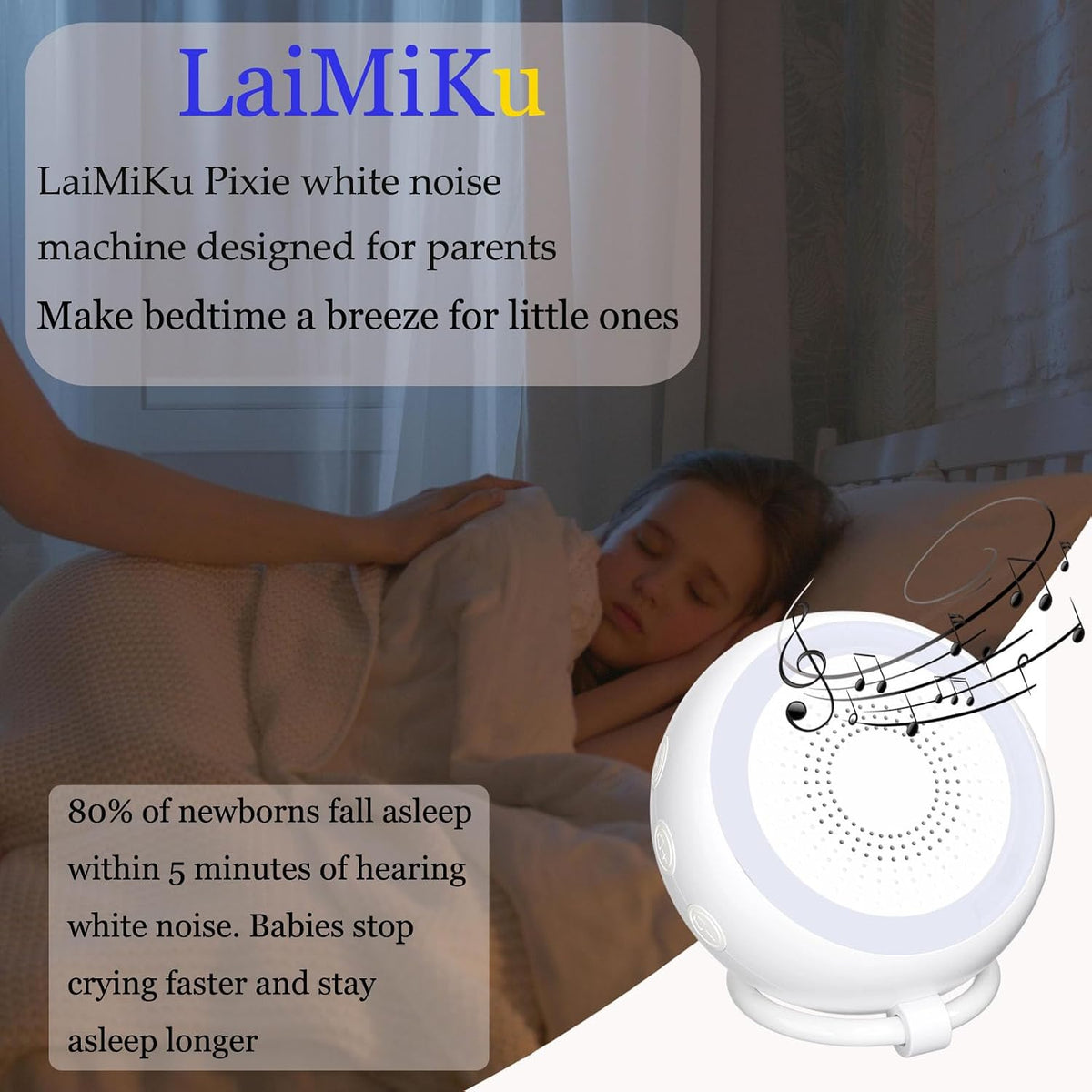 Portable White Noise Machine Sound Machine, 22 Sounds