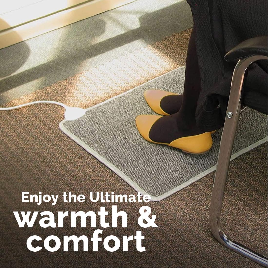 Cozy Products Cozy Toes Heated Foot Pad for Desk Chairs
