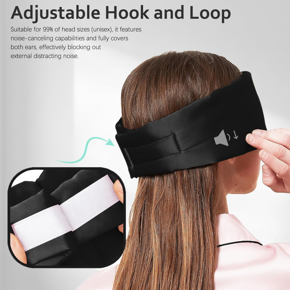 Soft Sleep Mask, Blackout Eye Mask for Side Sleepers for Women Men