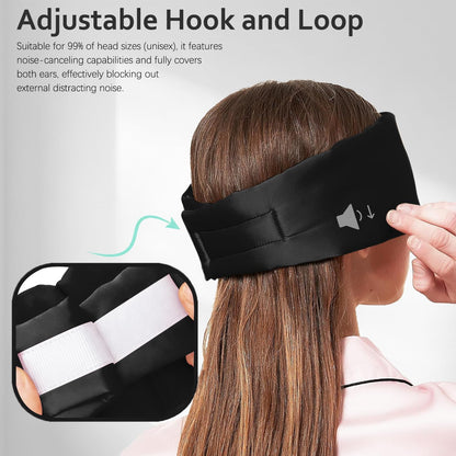 Soft Sleep Mask, Blackout Eye Mask for Side Sleepers for Women Men