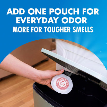 ARM & HAMMER Fresh Effects Odor Neutralizing Baking Soda Pouches, Long-Lasting Fragrance-Free, for Shoes, Cars, Home & Small Spaces, White, 5 Count | Long-Lasting, Fragrance-Free, For Shoes, Cars, Home & Small Spaces, Odor Absorber