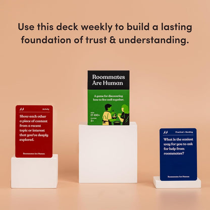 Friends are Human Conversation Cards for Friendship and Bonding, 140 Cards