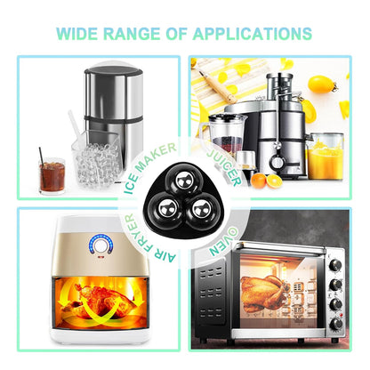 Self Adhesive Appliance Sliders 8 Pack Kitchen & Furniture Rollers | Move Small Appliances Easily 360° Glide No Tools Peel Stick 12lbs Per Wheel