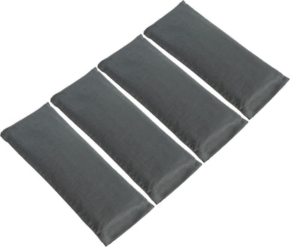 4 Pack Scented Sateen Eye Pillows, Assorted with Lavender Oil