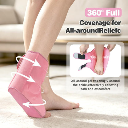 Ankle Ice Pack Wrap, Heel Ice Pack Wrap for Plantar Fasciitis Relief