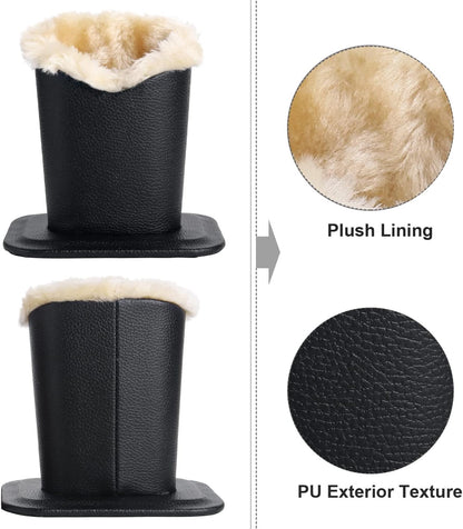 Plush Lined Eyeglasses Holder,Glasses Storage Organizer for Desk, Nightstand, Office,Eyewear Display Case,2 Packs
