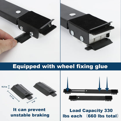 Lemtrflo Refrigerator Sliders, Appliance Rollers, Wheels for Cooler | Appliance Mover