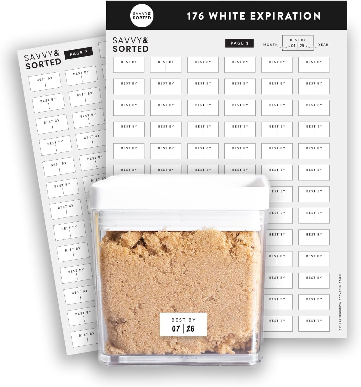 200 Meal Prep Freezer Food Labels - 2.75 x 1.25 Inch Freezer Tape Labels for Food Containers to Write On, Removable Easy Peel Off, Kitchen Pantry Storage Stickers, Oil Water Resistant