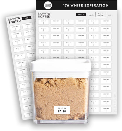 200 Meal Prep Freezer Food Labels - 2.75 x 1.25 Inch Freezer Tape Labels for Food Containers to Write On, Removable Easy Peel Off, Kitchen Pantry Storage Stickers, Oil Water Resistant
