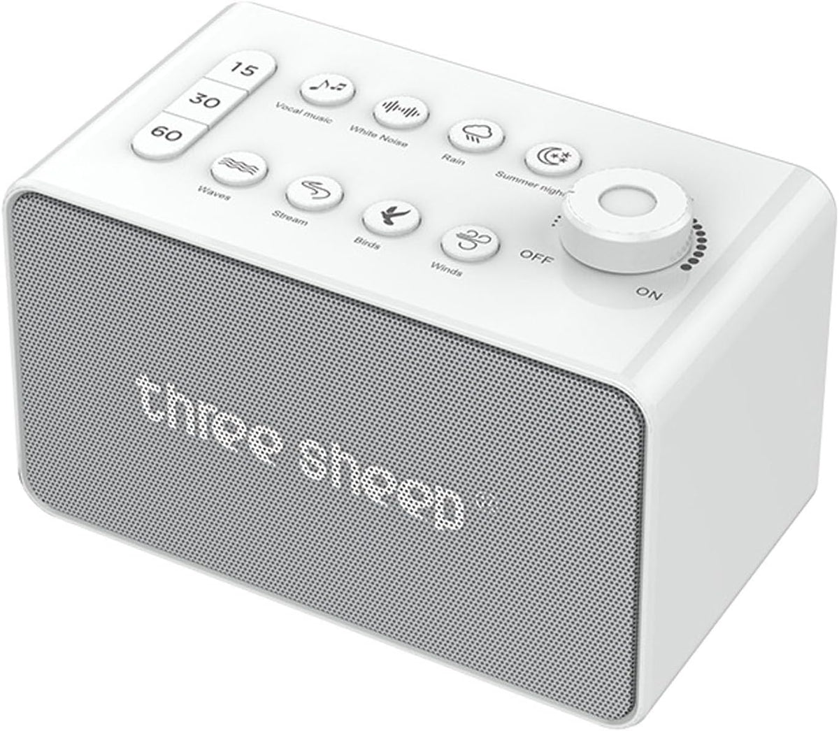 8 Sound White Noise Machine - Rain Sound Machine - Forest, Rain, Waves, Fireplace, Noise Machine for Sleeping Adults - Naturals Sounds for Baby Kids Sleeping Sound Machine