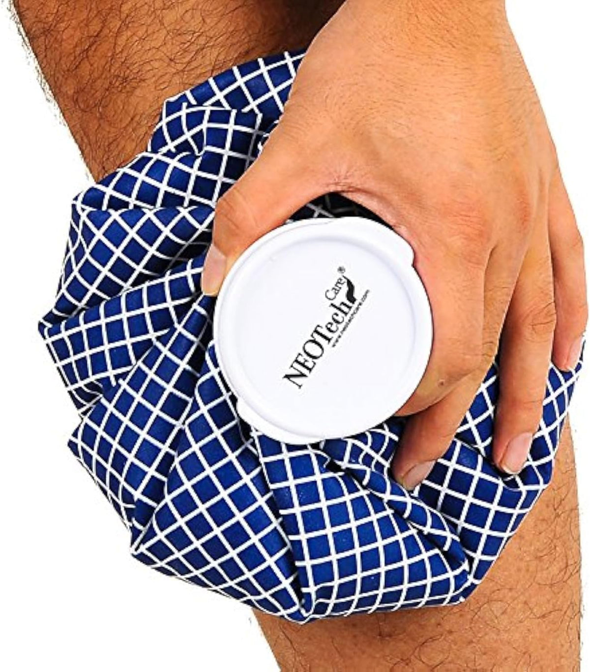 Neotech Care Ice Bag with Screw Top Lid (Smiley Face Design, 8 inch)